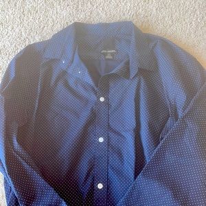 HM blue polka dots XL Dress shirt